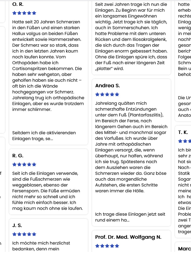 4 Wochen Schmerzfrei Training mit Aktiv-Einlagen